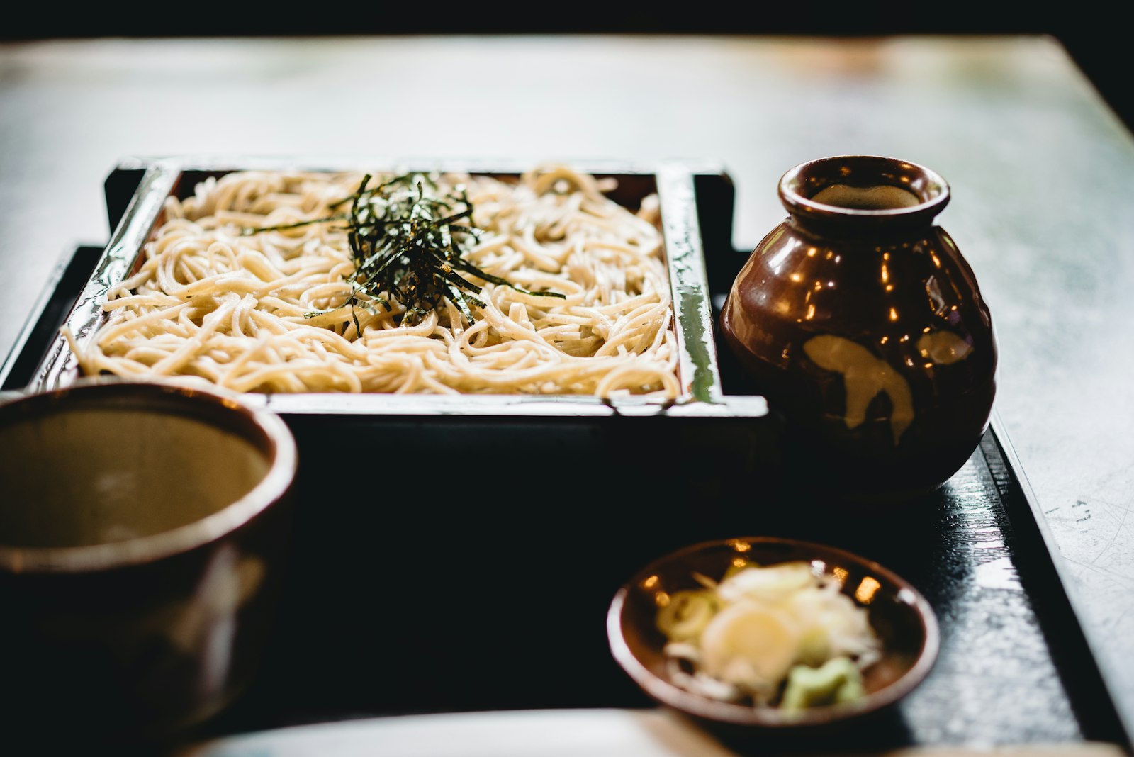 せいろに盛られたざる蕎麦